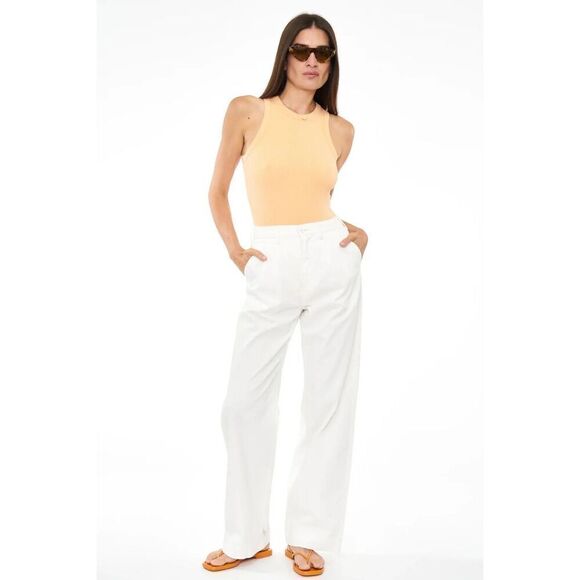 NWT PISTOLA Ellery High Rise Wide Leg Pant size 30 alabaster - Picture 2 of 10